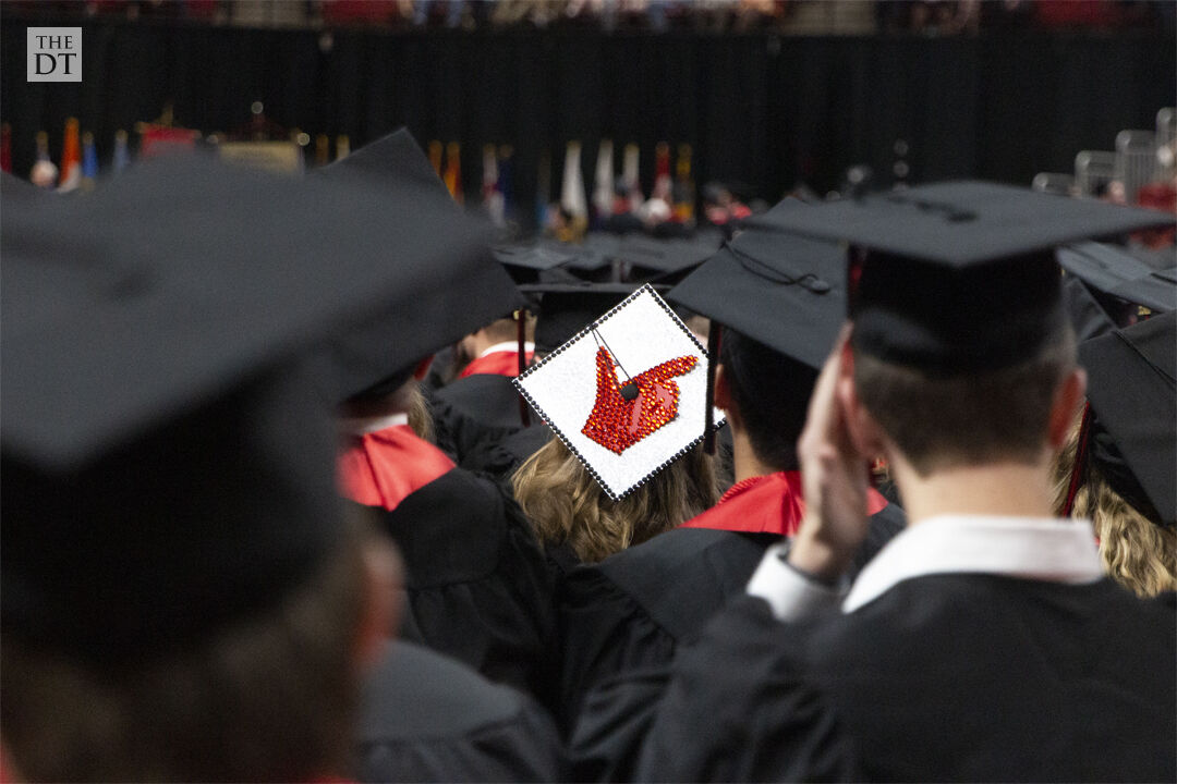 Student wears 'Guns up' cap